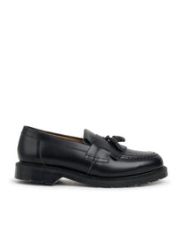 Solovair x Oliver Spencer Black Hi Shine Leather Tassel Loafer