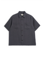 Santiago Short Sleeve Shirt Bleeker Gunmetal Grey