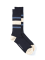 Polperro Socks Albion Navy/Cream