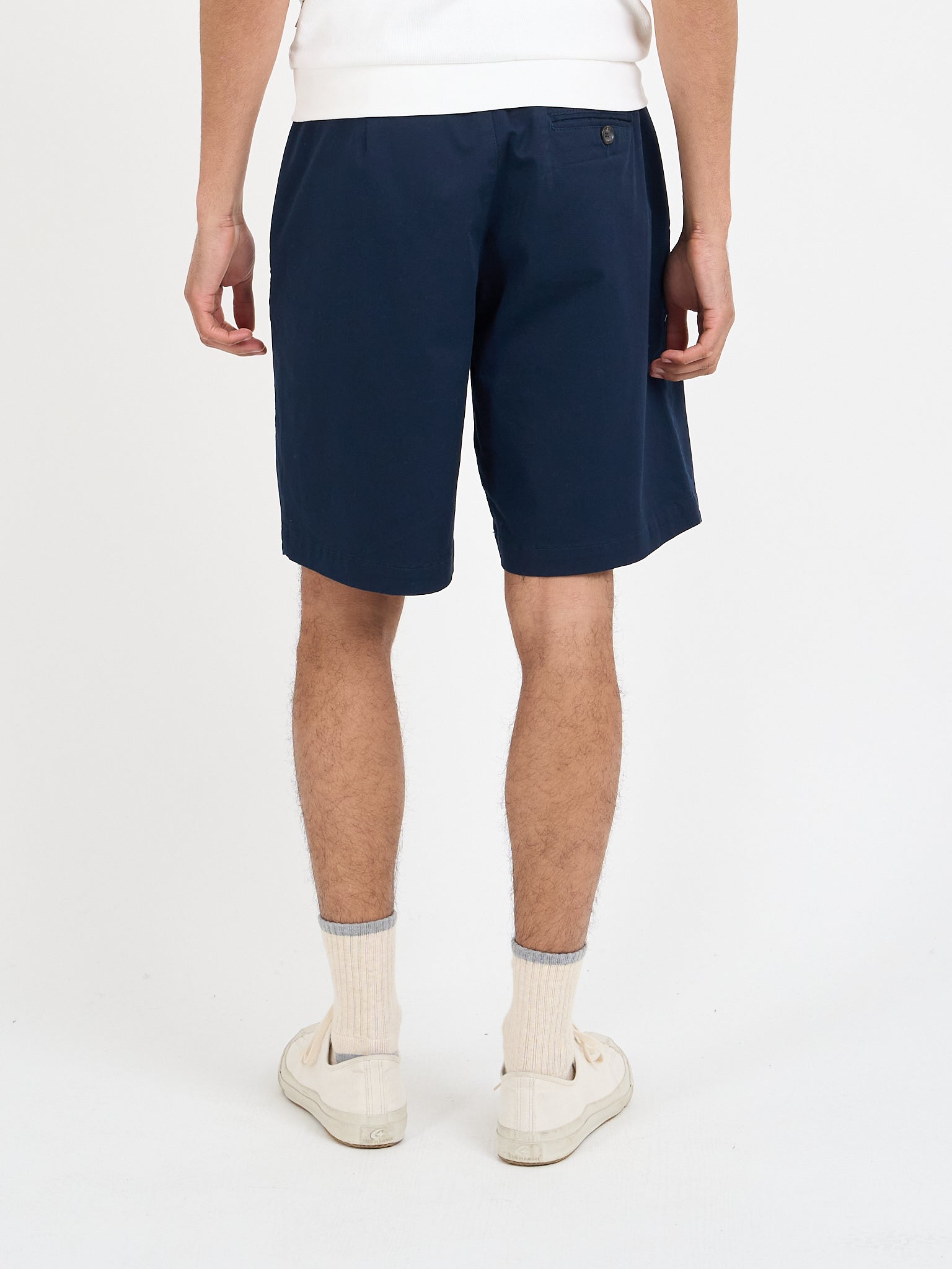 Pleated Shorts Tomlin Navy
