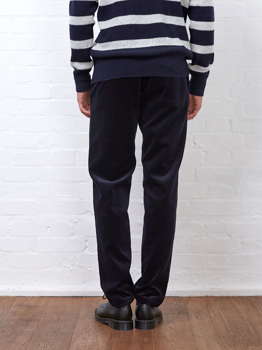 Fishtail Trousers Cord Navy
