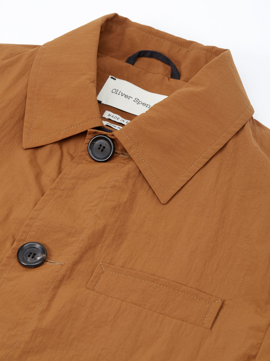 Oliver Spencer Grandpa Raincoat Pino Ochre