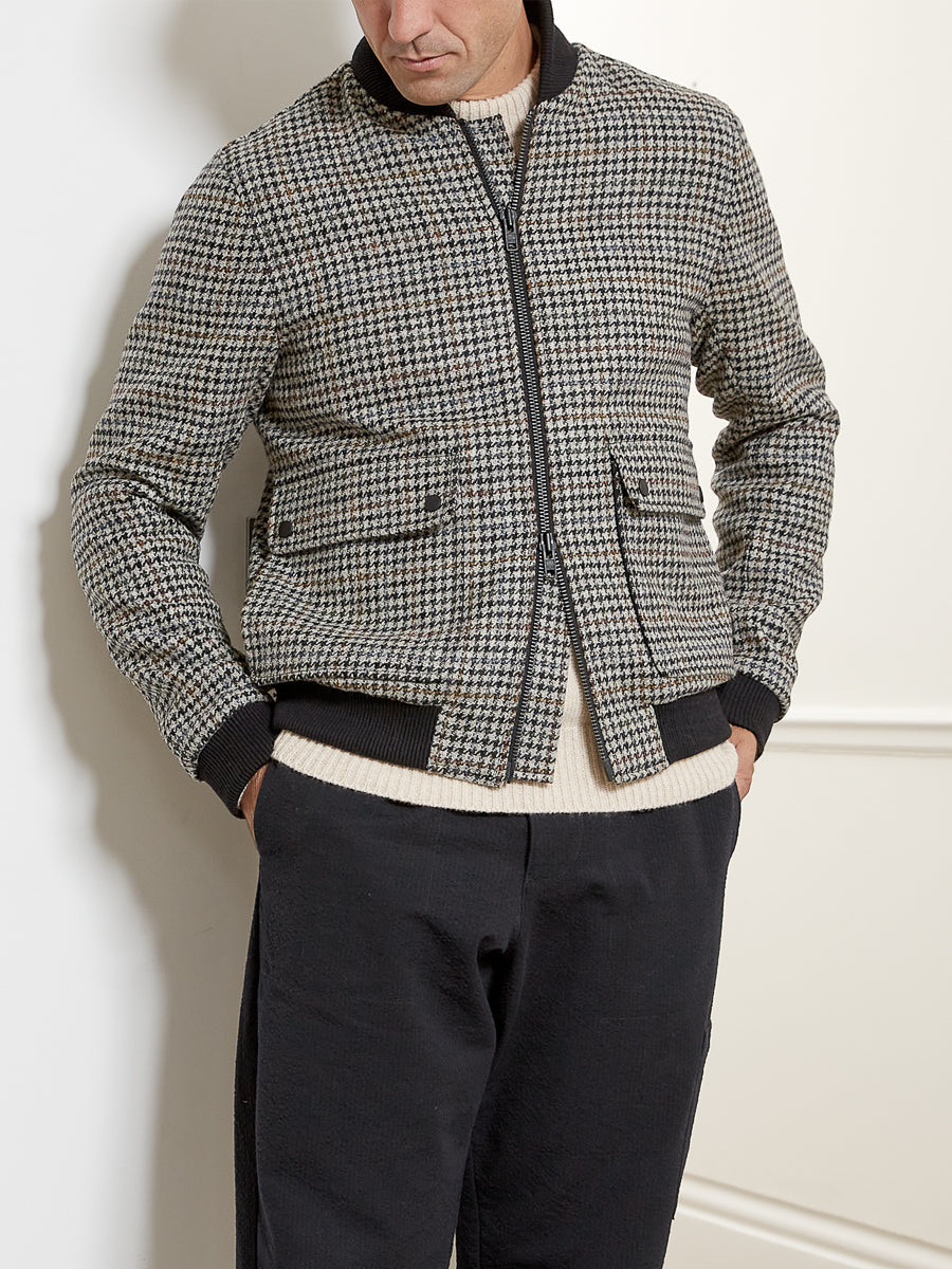 Bermondsey Bomber Jacket Wickham Oatmeal