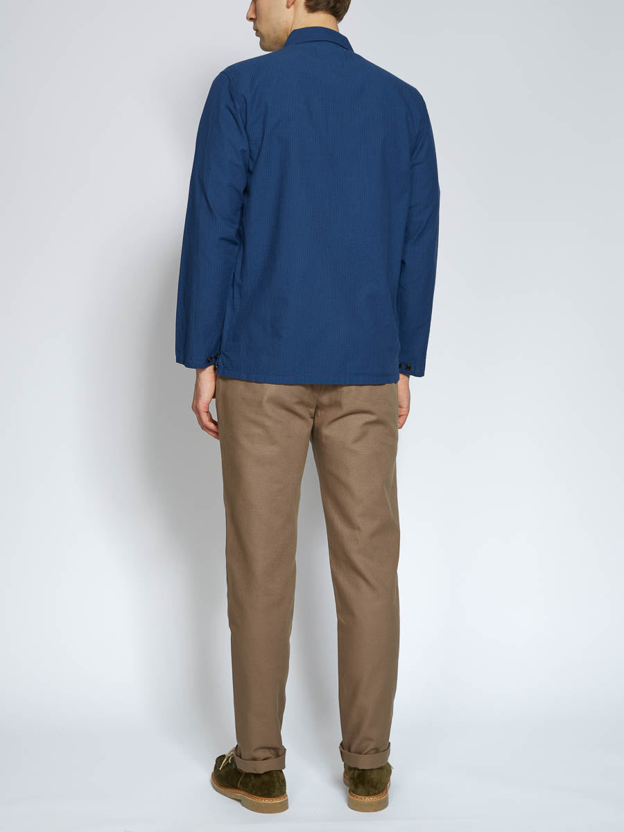 Hockney Shirt Jacket Newlyn Blue