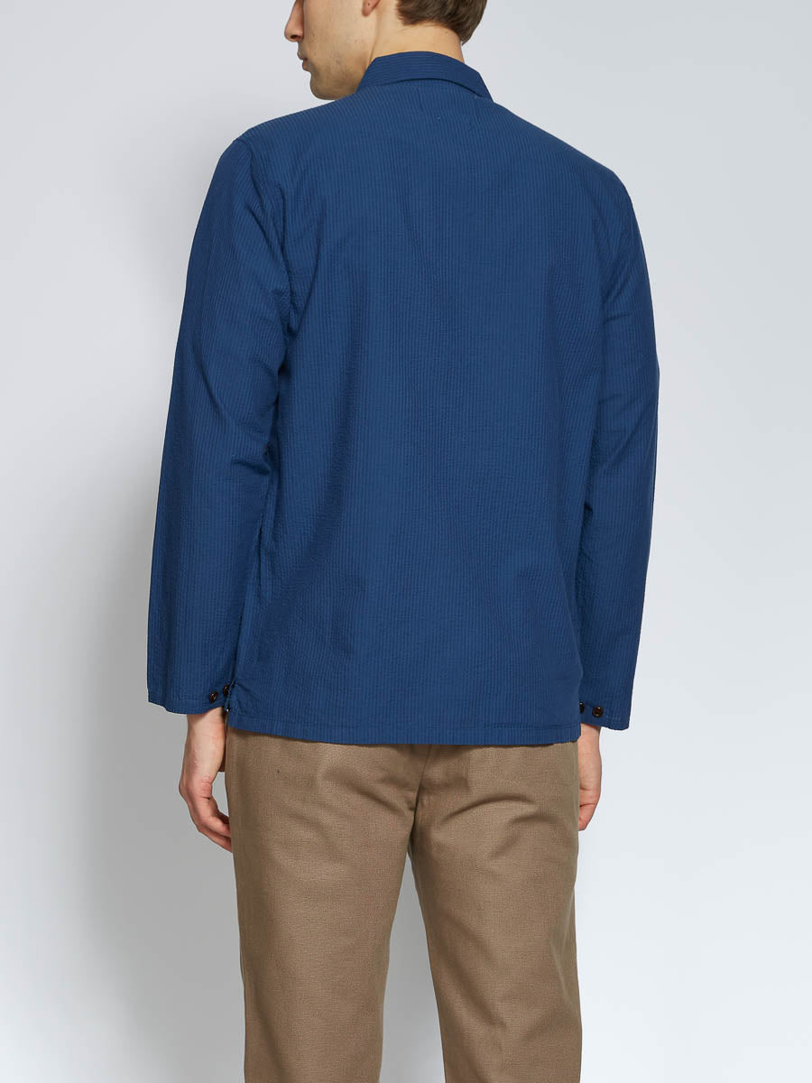 Hockney Shirt Jacket Newlyn Blue