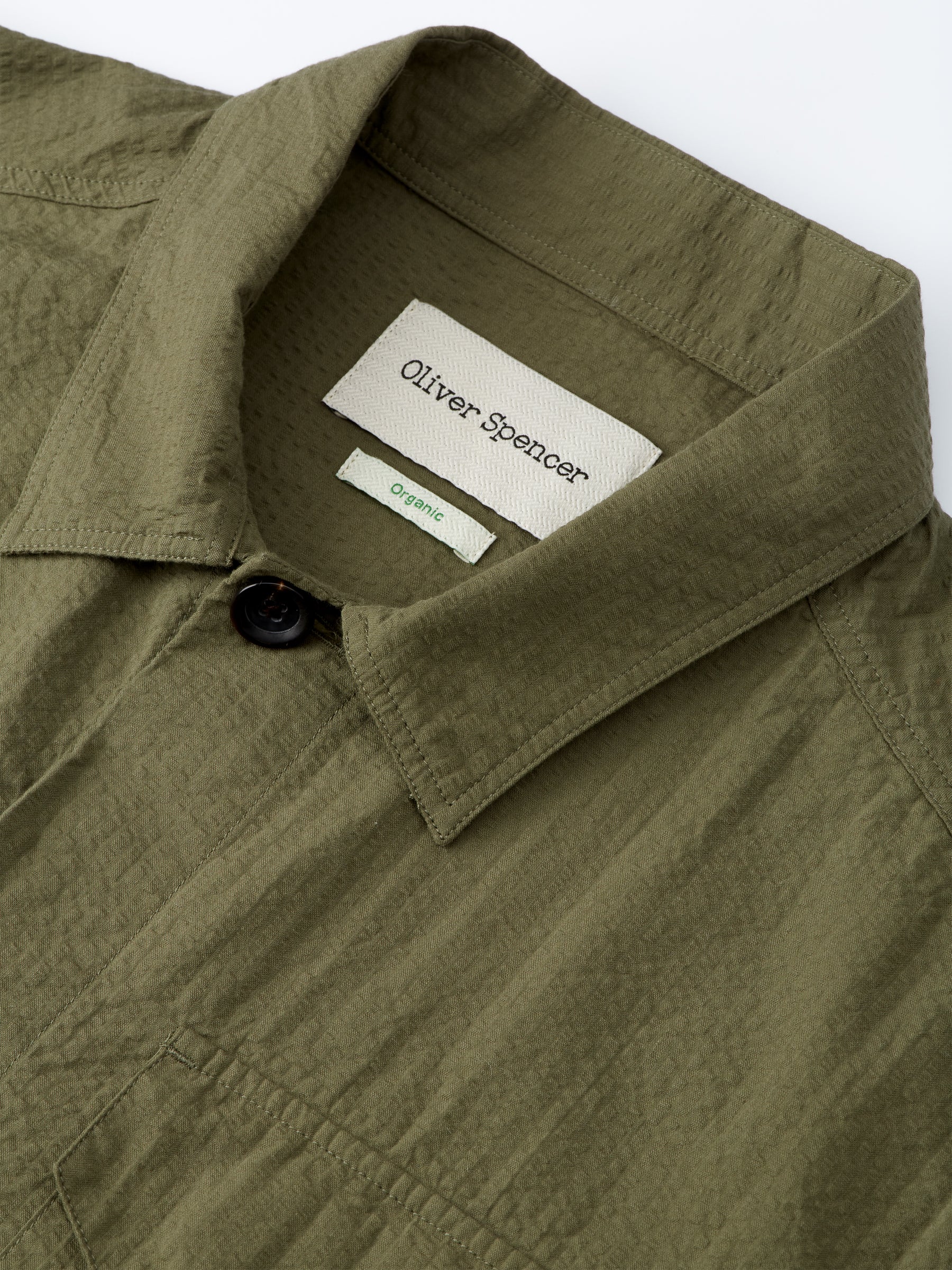 Hockney Shirt Jacket Newlyn Green