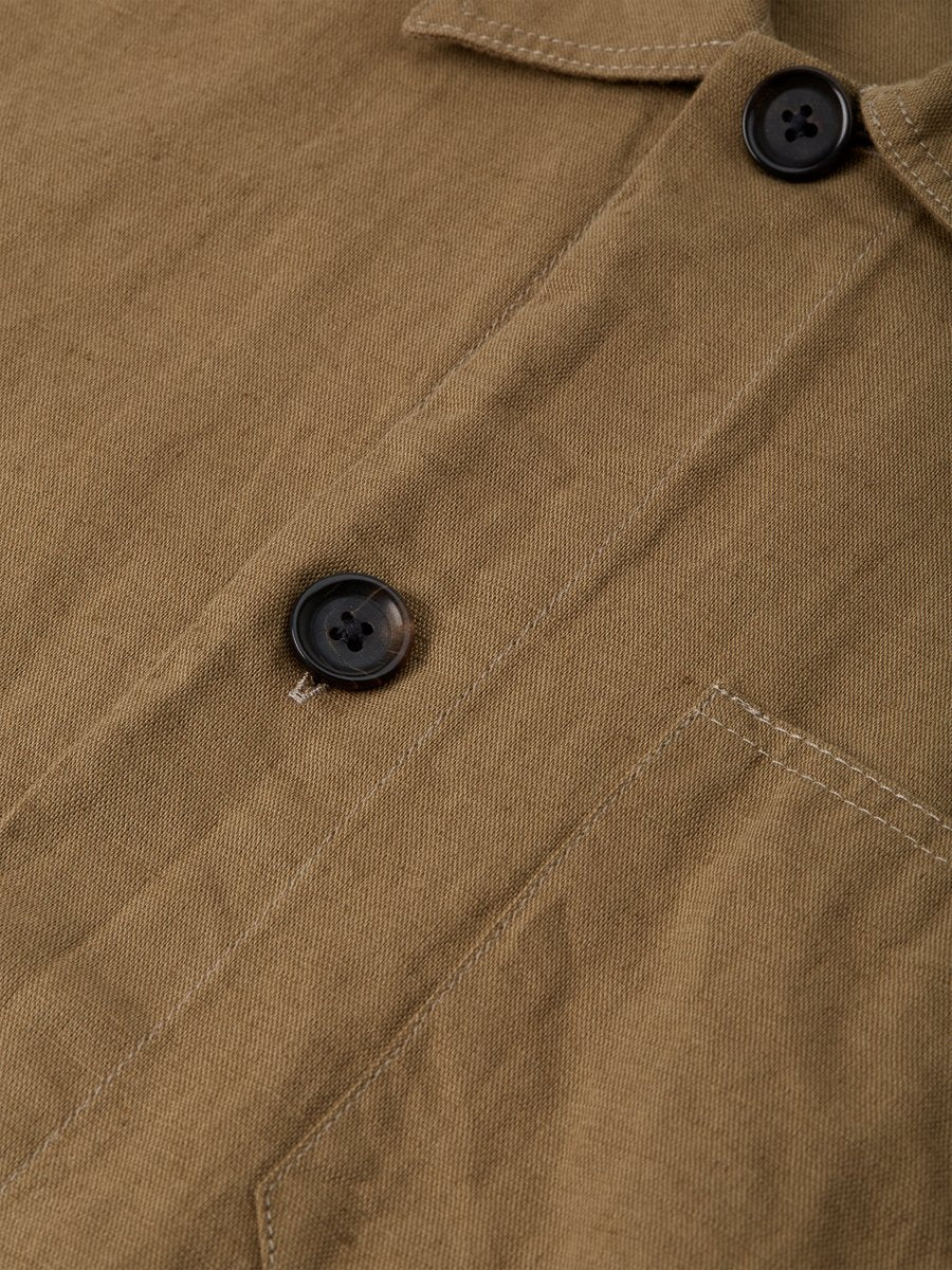 Hockney Shirt Jacket Linton Tobacco