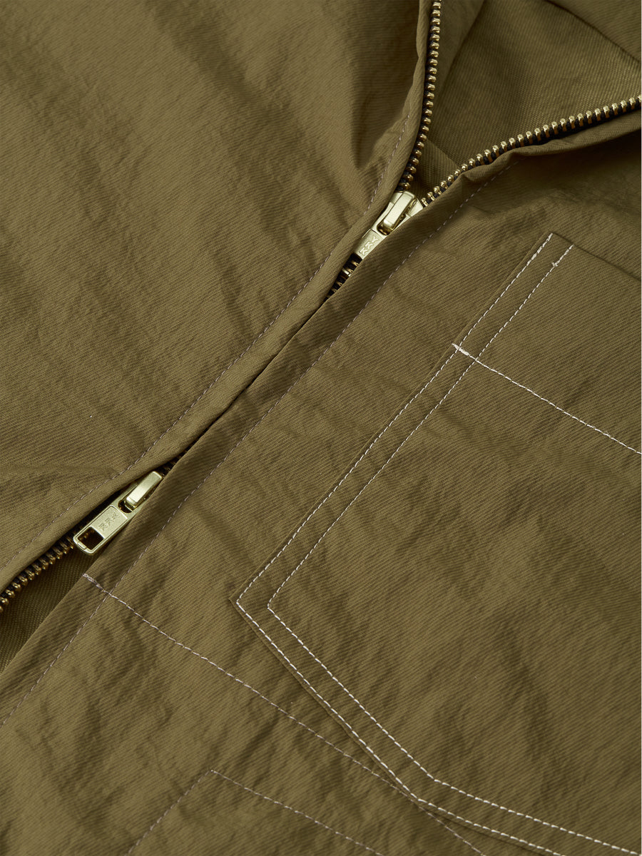 Hooded Ventnor Jacket Bickerton Dark Olive