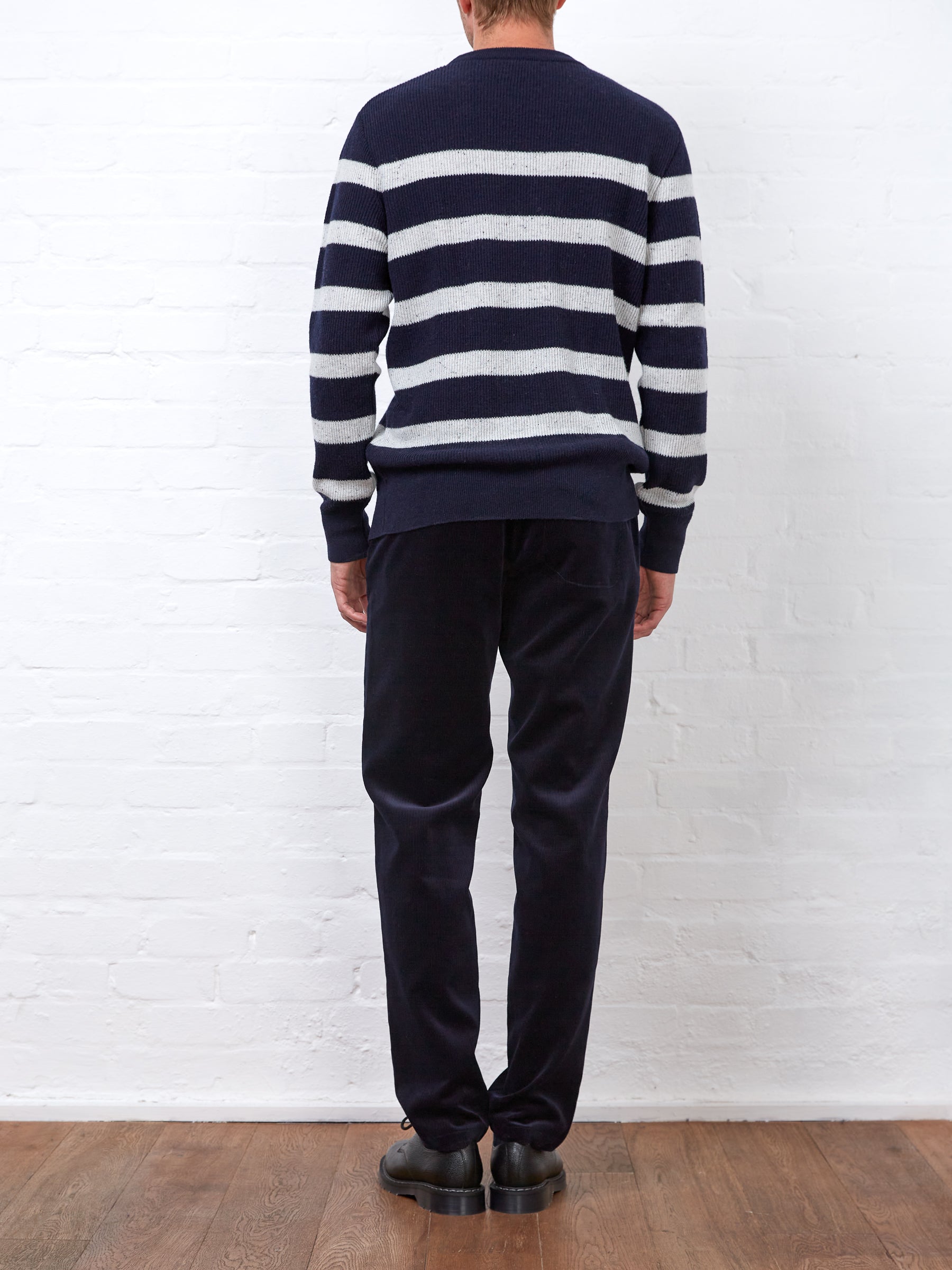 Fishtail Trousers Cord Navy