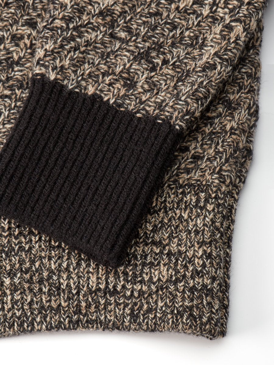 Blenheim Jumper Hereford Black Oatmeal/Beige