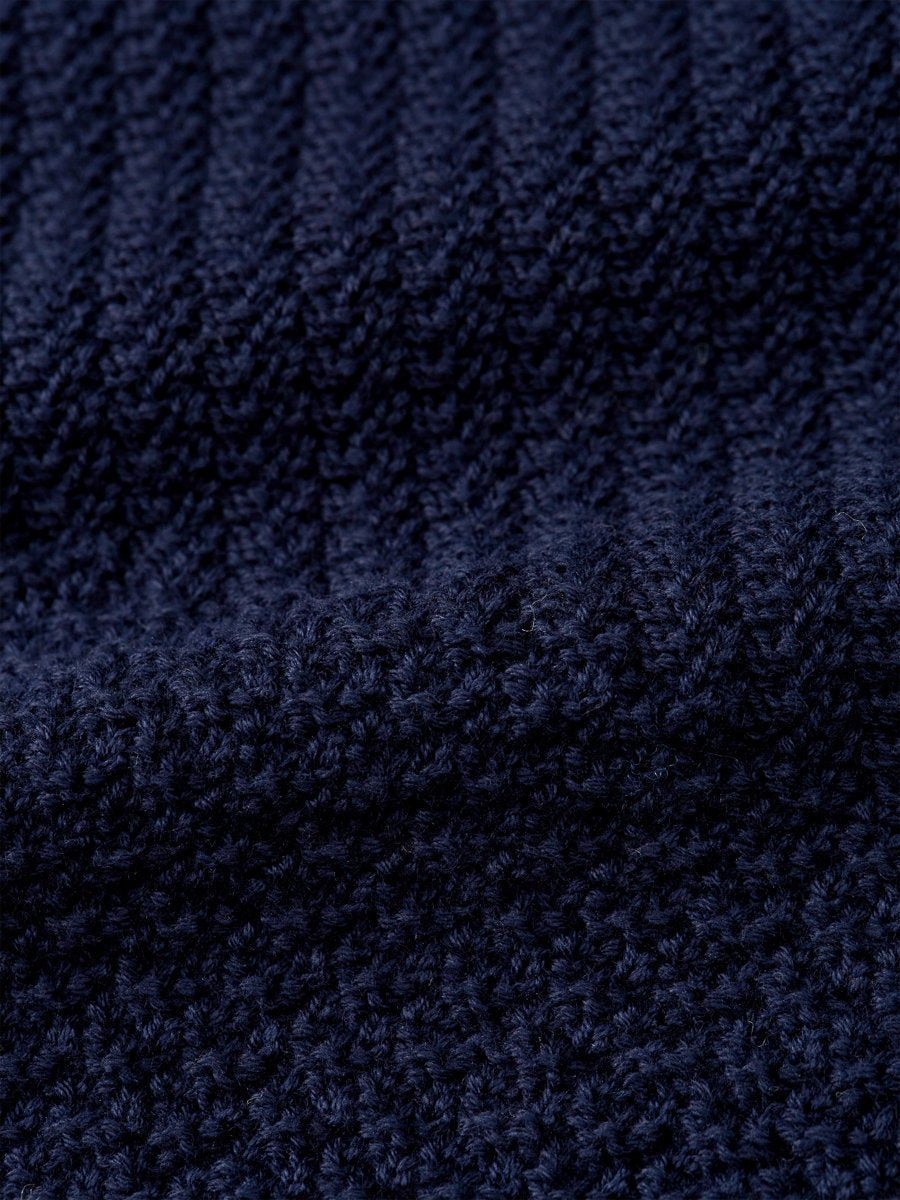 Lewis Knitted Cardigan Ferry Navy