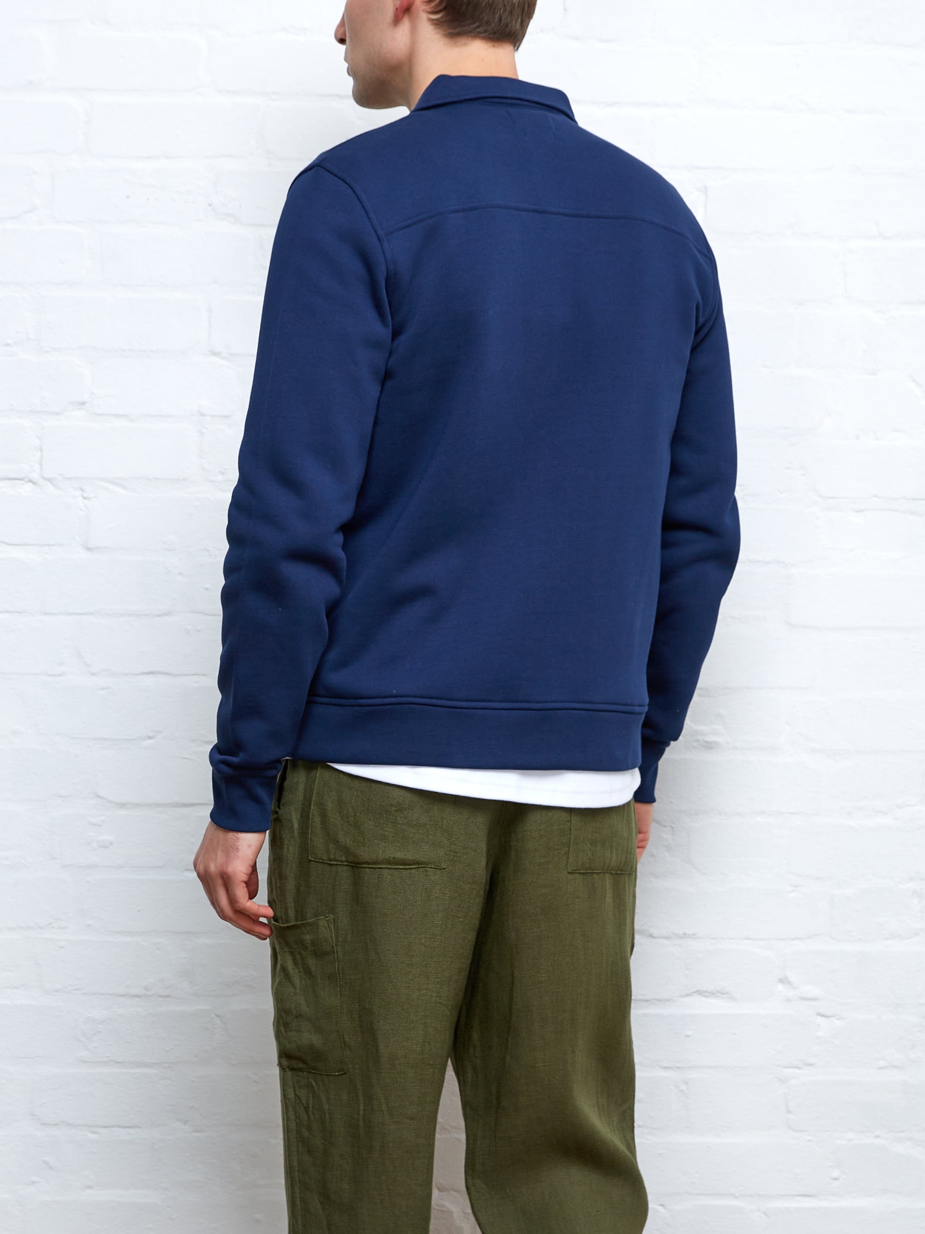 Kenmore Jersey Cardigan Coordinates Navy