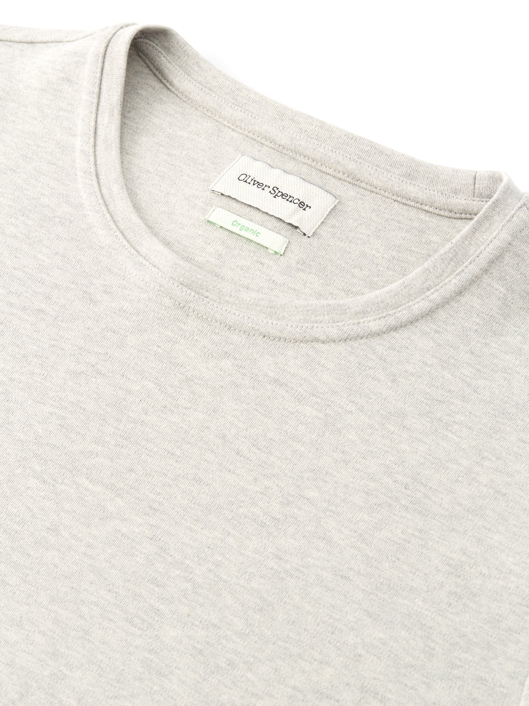 Heavy Long Sleeve Plain T-Shirt Tavistock Grey