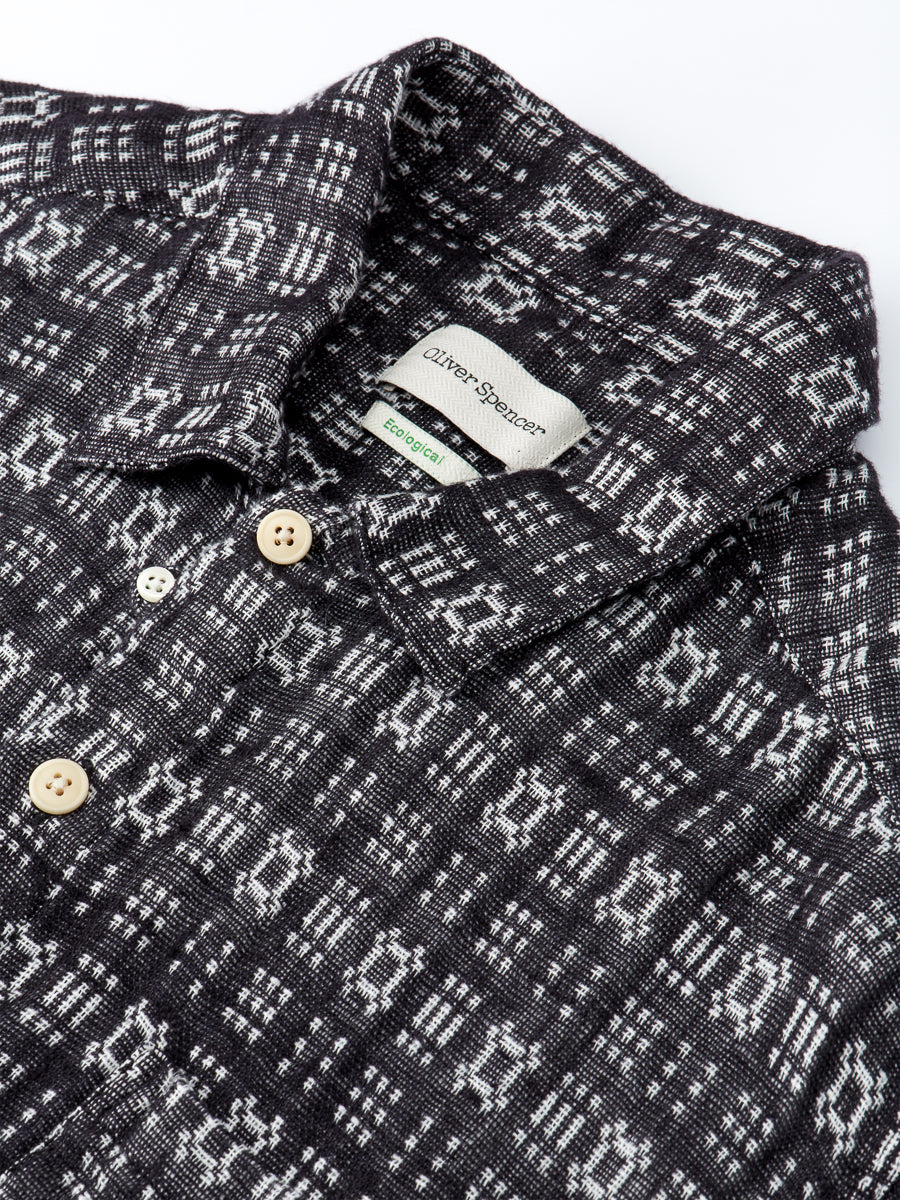 Riviera Short Sleeve Shirt Cambourne Black