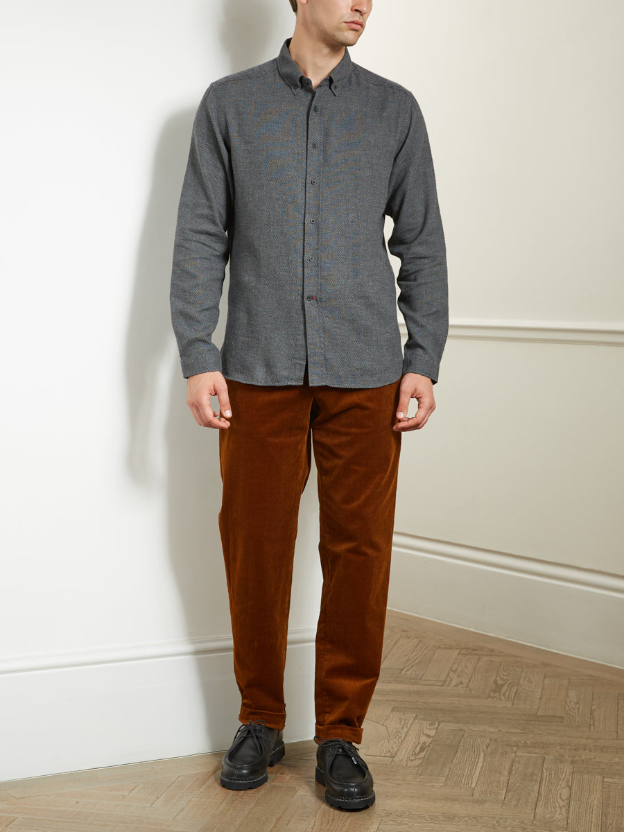 Brook Shirt Brock Charcoal