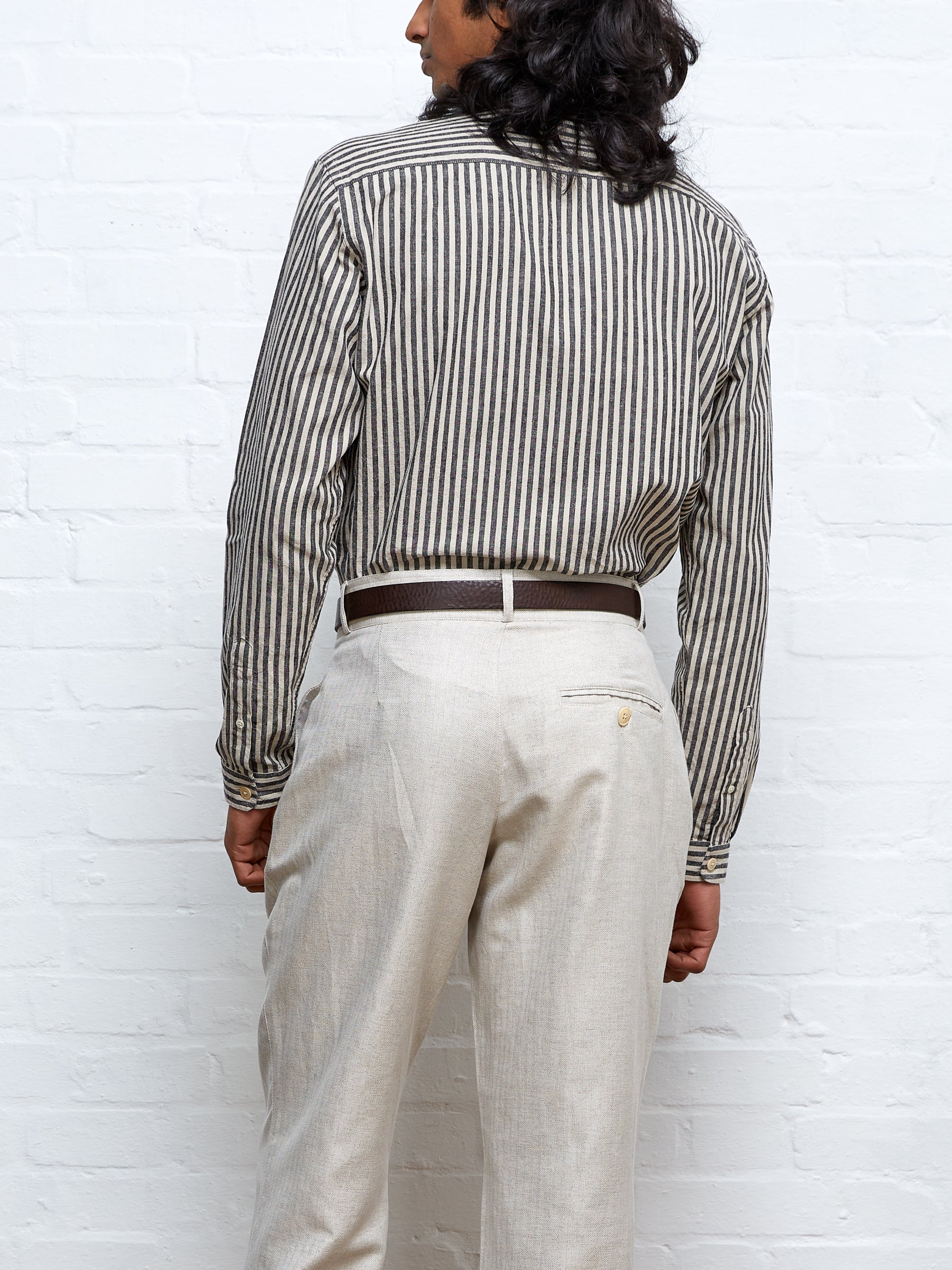 New York Special Shirt Elliot Cream/Charcoal