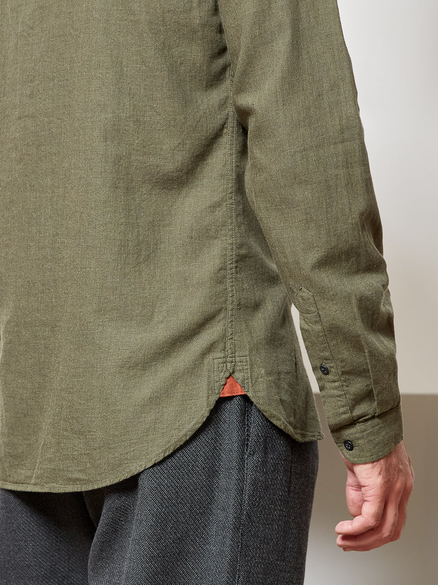 Eton Collar Shirt Cooper Moss Green