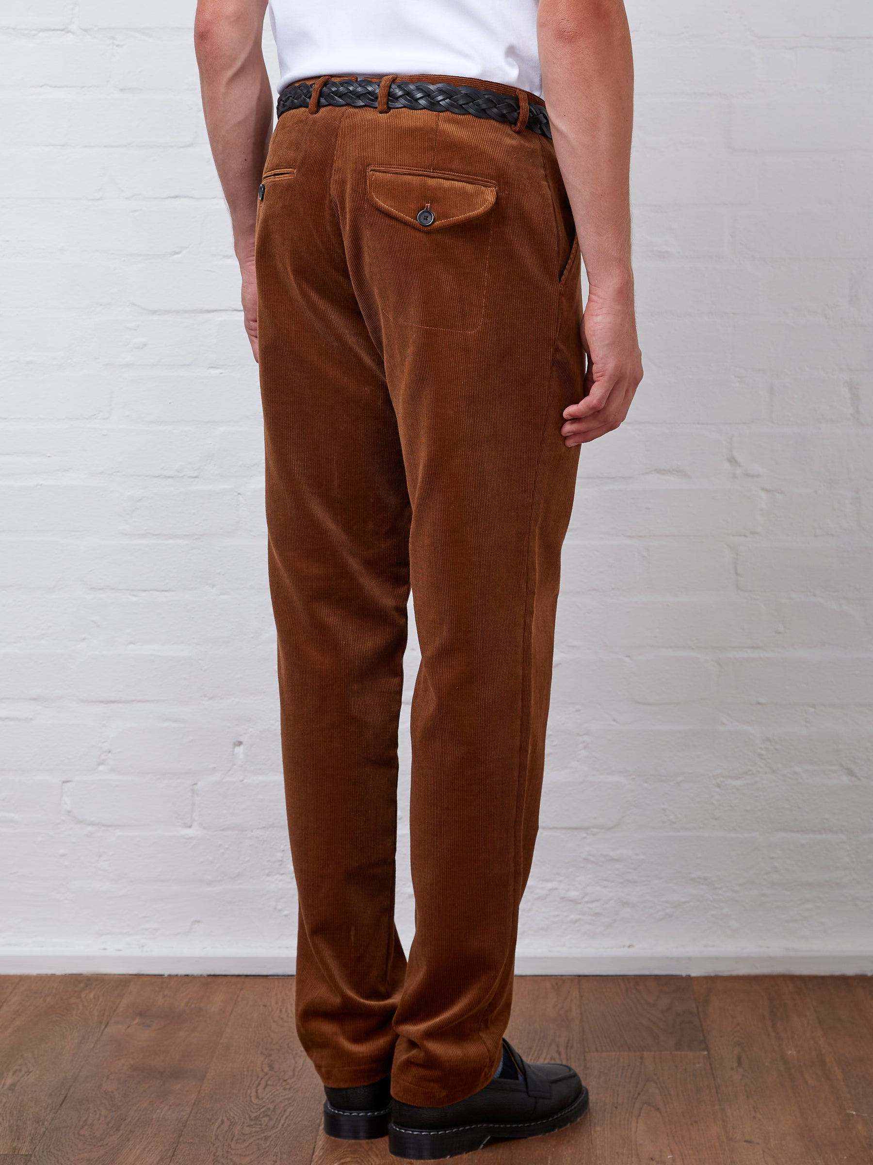 Fishtail Trousers Cord Ginger