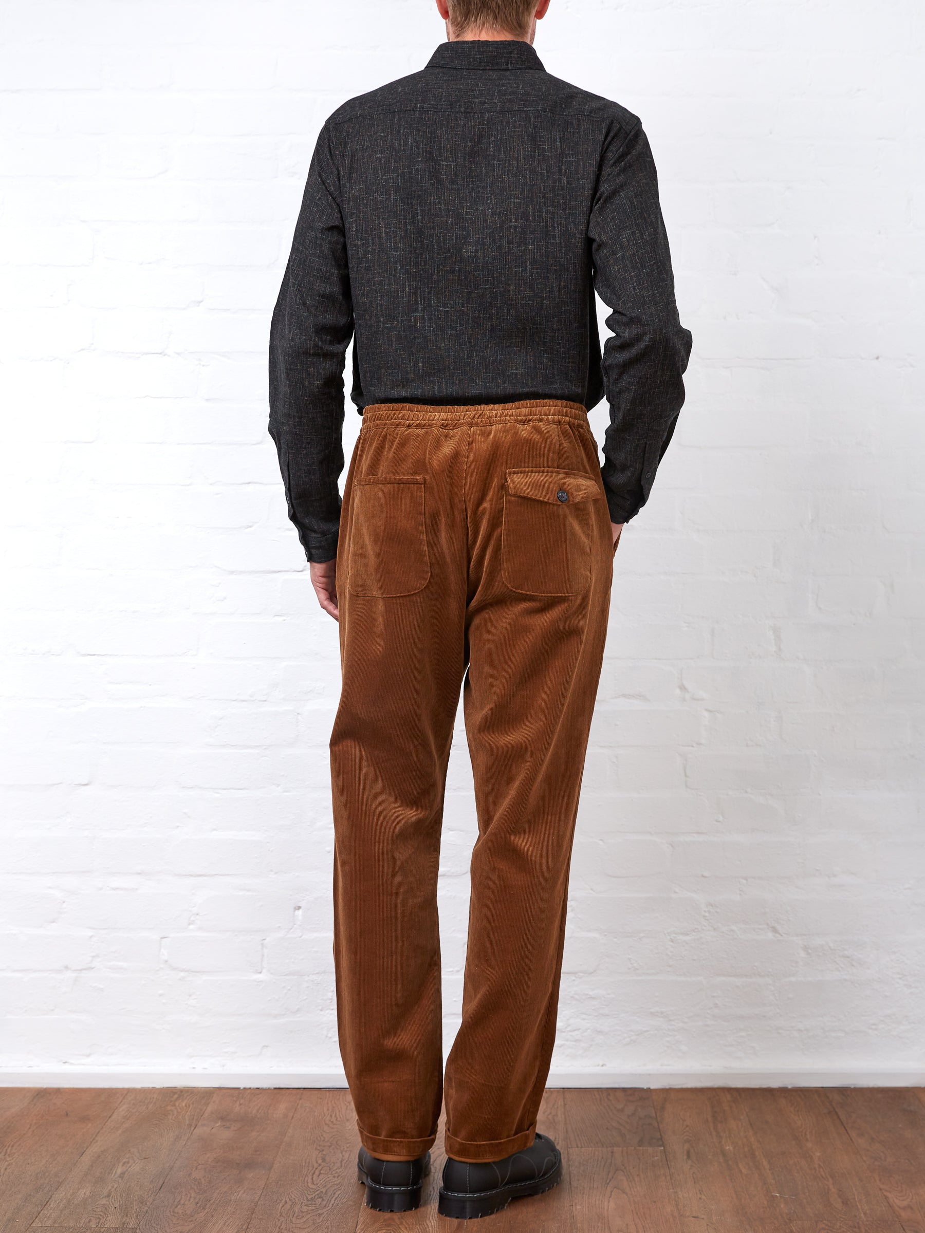 Drawstring Trousers Cord Ginger