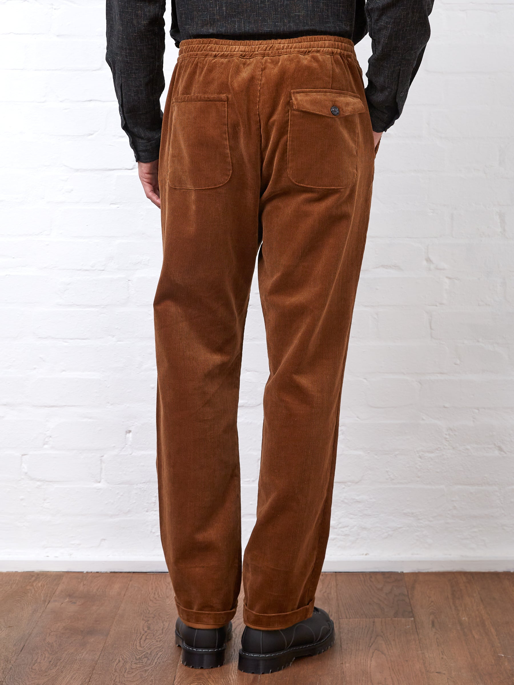 Drawstring Trousers Cord Ginger