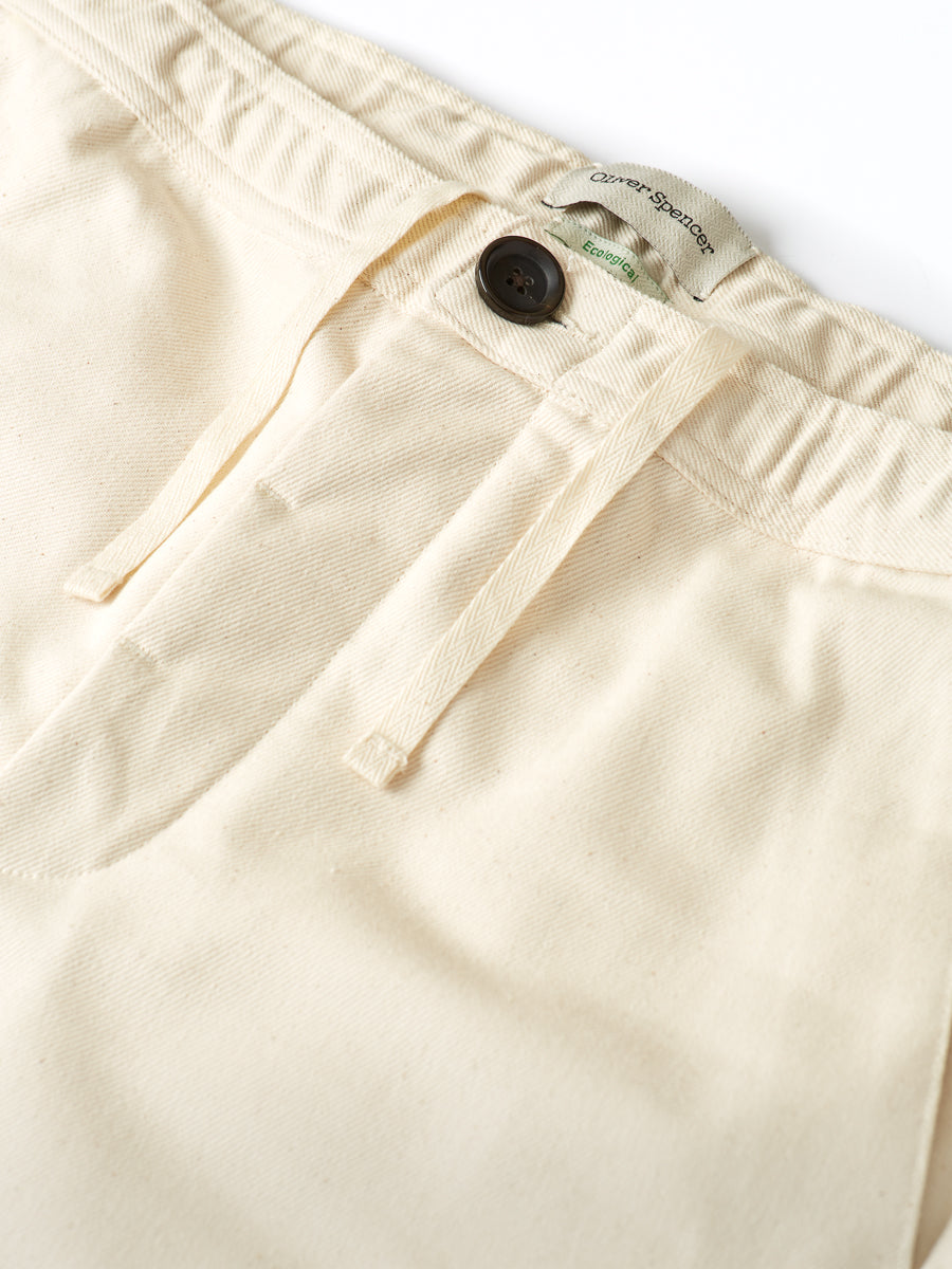 Drawstring Trousers Elsden Cream