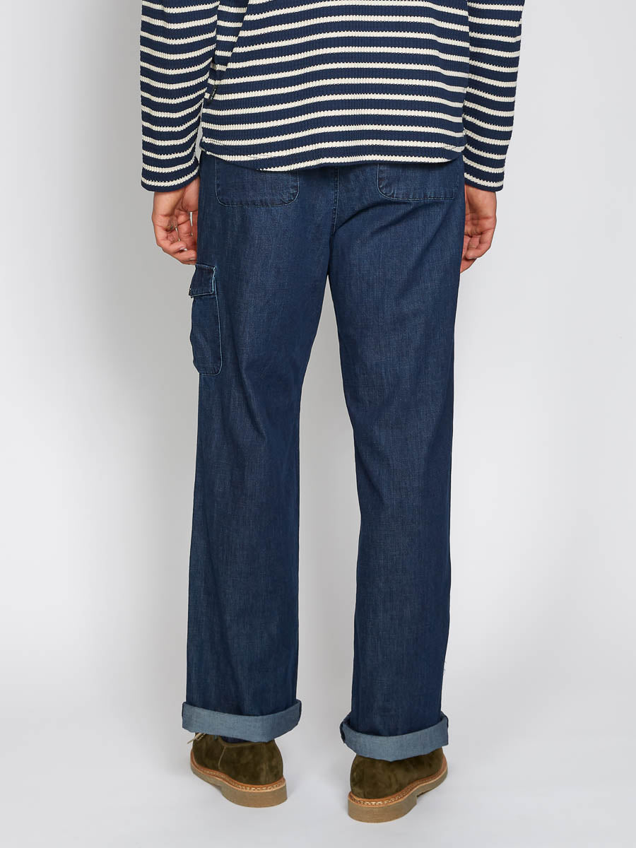 Fatigue Trousers Wick Denim Rinse