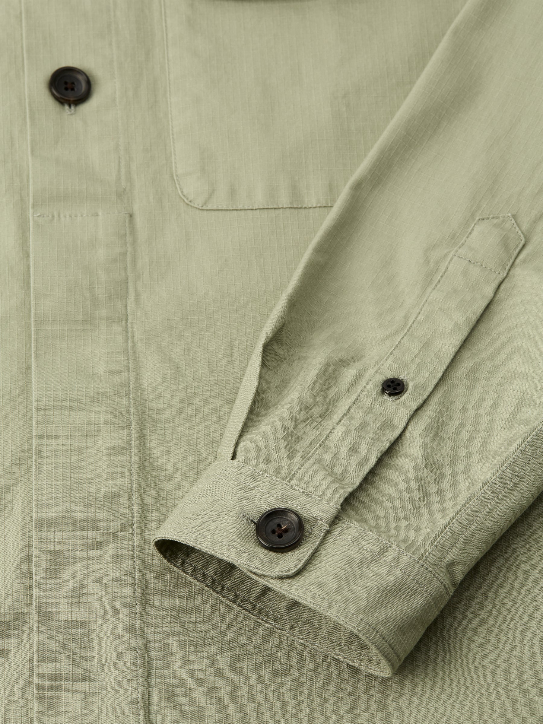 Oliver Spencer x Niwaki Haru Gardening Overshirt Hyde Green