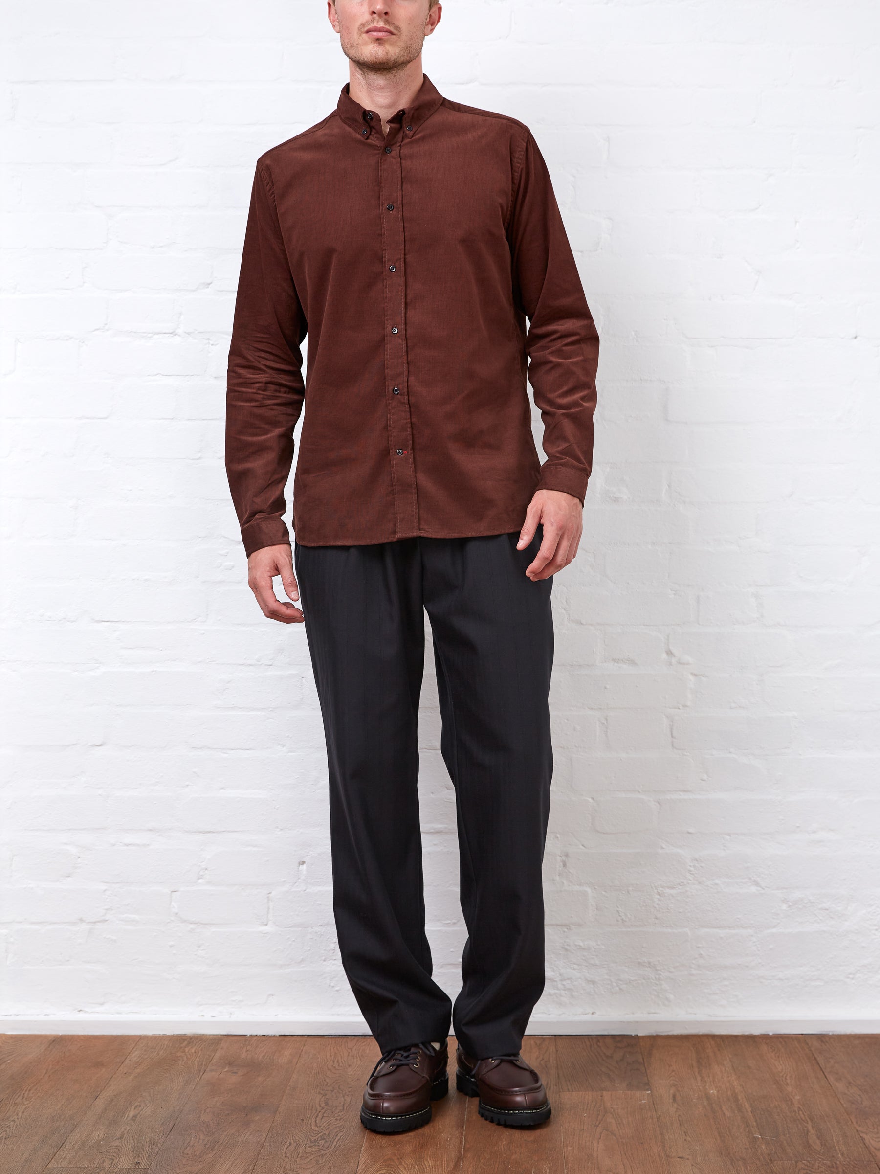 Brook Shirt Camden Cord Brown