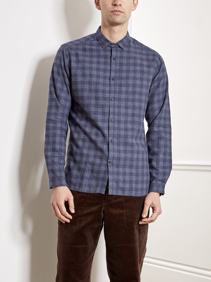 Clerkenwell Tab Shirt Merton Navy