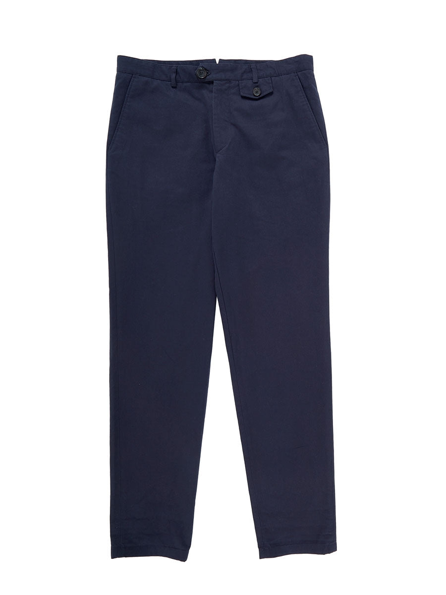 Fishtail Trousers Eden Navy – Oliver Spencer