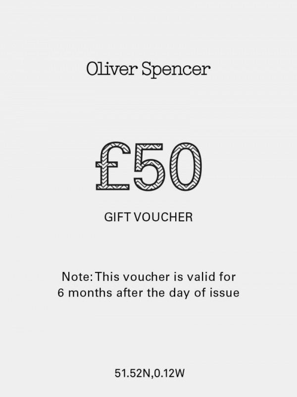 Oliver Spencer Gift Voucher