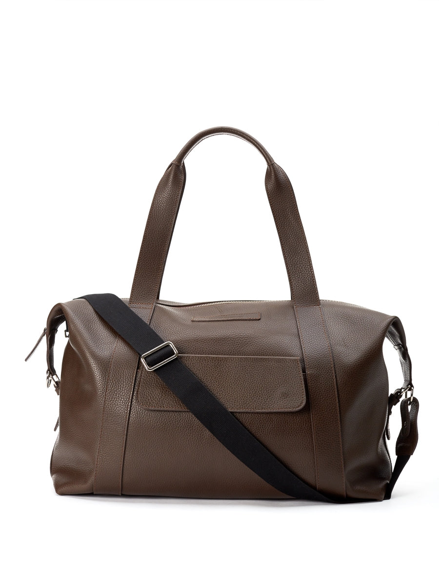 Spencer, Brown Leather Weekend Duffle Bag