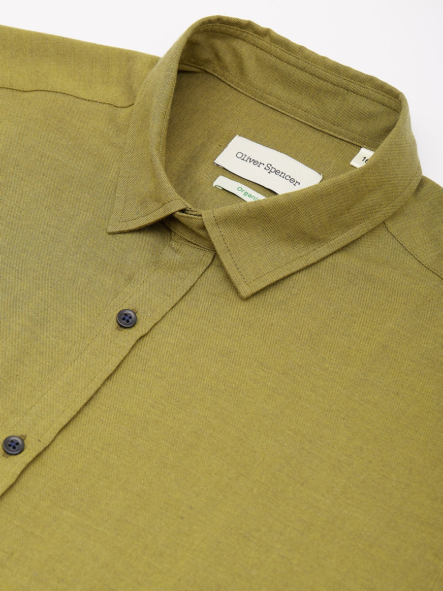 Clerkenwell Tab Shirt Rutland Olive
