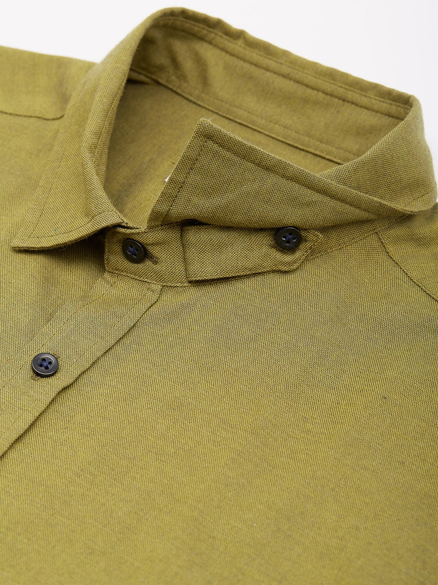 Clerkenwell Tab Shirt Rutland Olive