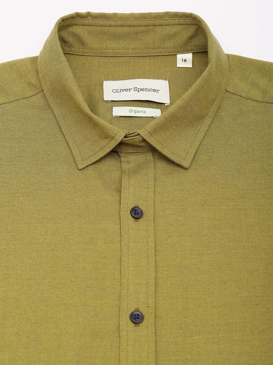 Clerkenwell Tab Shirt Rutland Olive