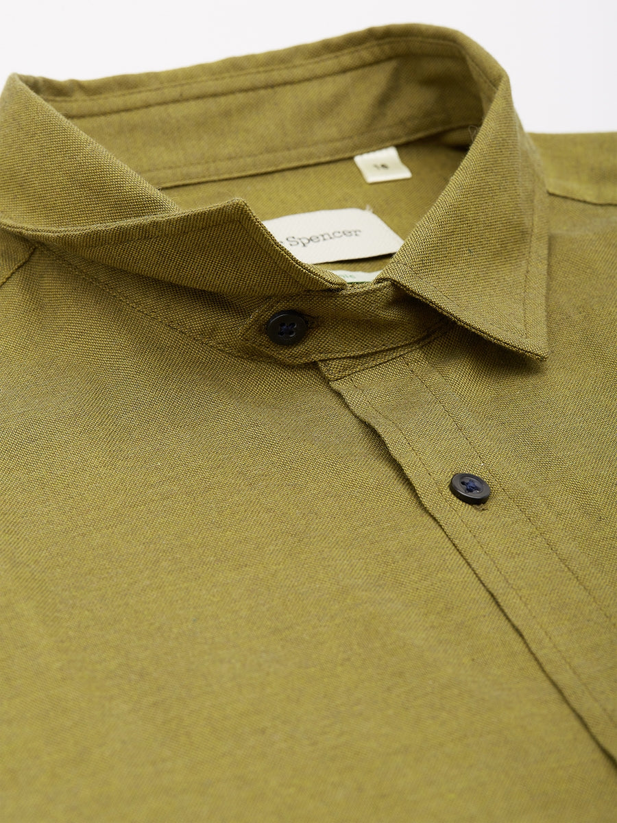 Clerkenwell Tab Shirt Rutland Olive
