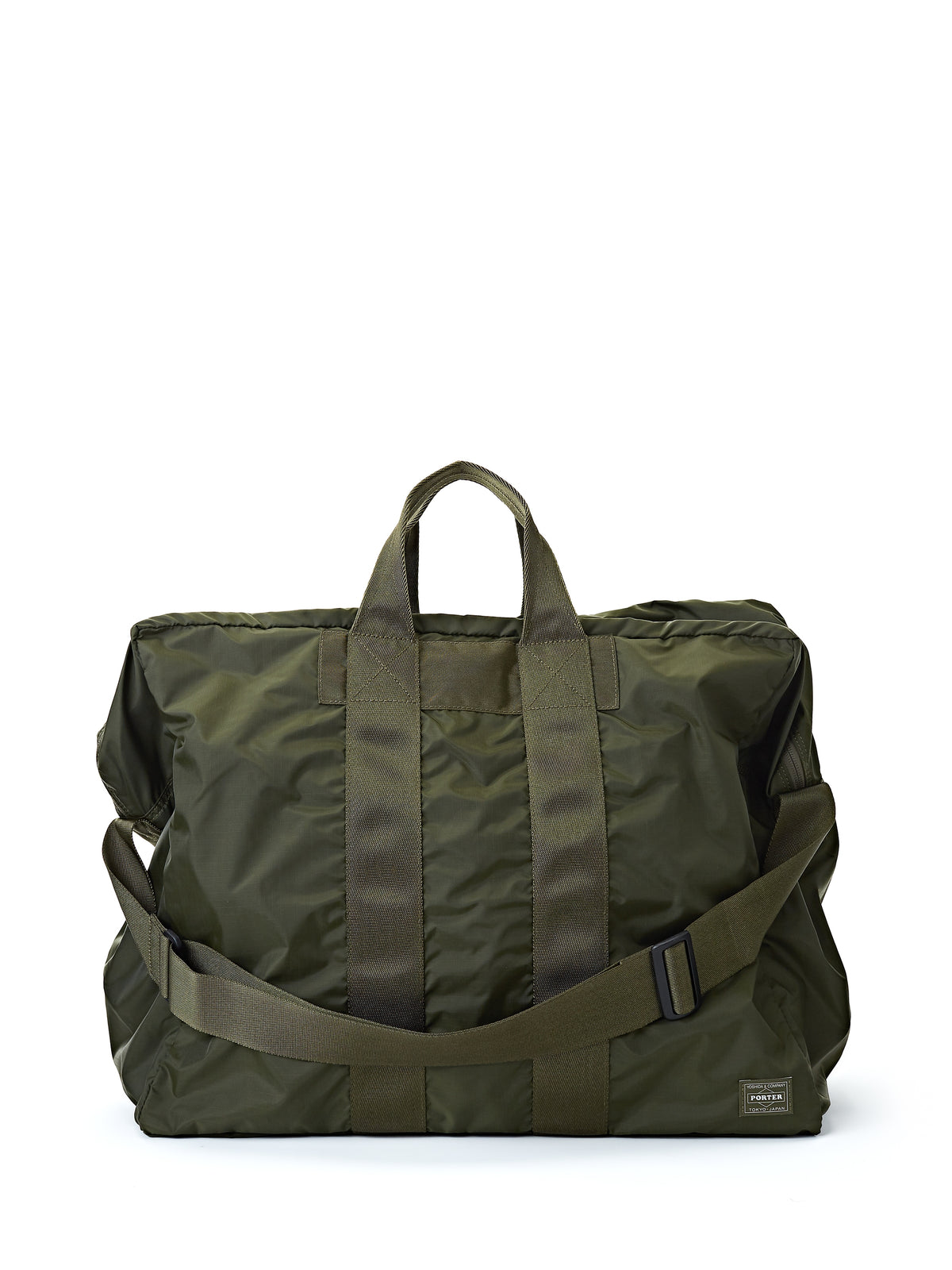 Porter-Yoshida & Co 2-way Flex Duffle Bag Olive – Oliver Spencer