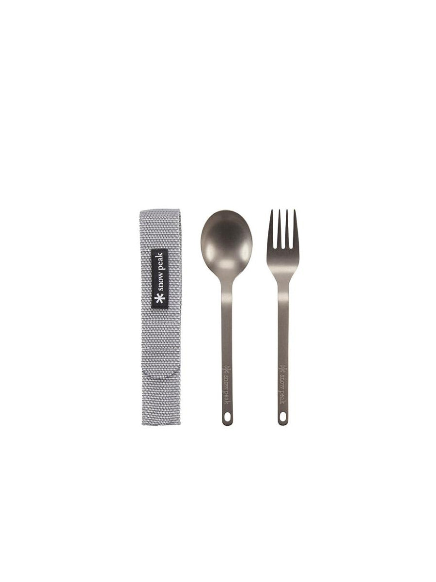 Snow Peak Titanium Fork &amp; Spoon Set